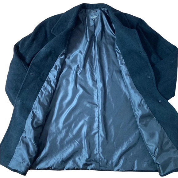 Company Ellen Tracy Black Wool/Angora Blend Coat Sz: 16 - Picture 3 of 10